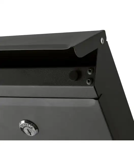 TADAR SKRZYNKA NA LISTY Z TUBĄ ANTRACYT+SS 31X18,5X5,5CM