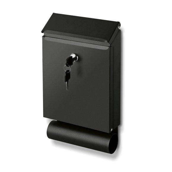 TADAR SKRZYNKA NA LISTY Z TUBĄ ANTRACYT+SS 31X18,5X5,5CM