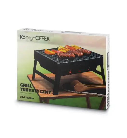 TADAR GRILL TURYSTYCZNY SKŁADANY 36x27x20 CM