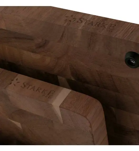 STARKE PRO STARLET KPL.3 DESEK AKACJOWYCH NA STOJAKU 38,5X25,5X2CM/30,5X20,5X2CM/23X15X2CM