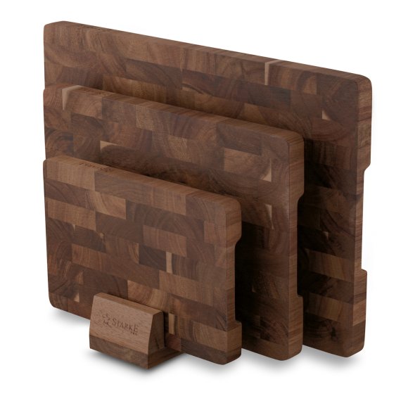 STARKE PRO STARLET KPL.3 DESEK AKACJOWYCH NA STOJAKU 38,5X25,5X2CM/30,5X20,5X2CM/23X15X2CM