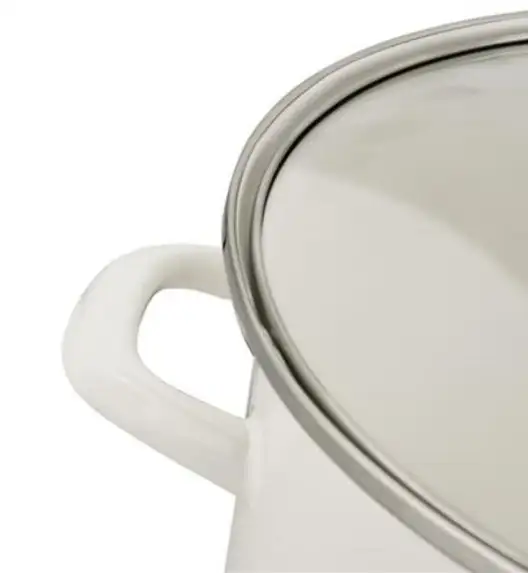 TADAR EMALIOWANY GARNEK 30CM O KURCZAKI....POKRYWA/SZ