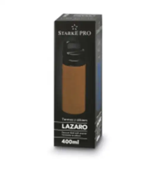 STARKE PRO LAZARO BUTELKA TERMICZNA Z SITKIEM 400ML POMARAŃCZOWA