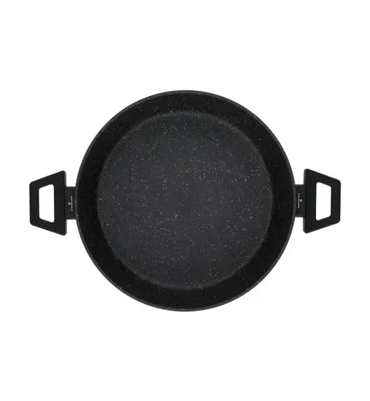 ZWIEGER FORTE Garnek płaski 3,8 L z pokrywką 28 cm / czarny / aluminium