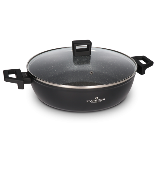 ZWIEGER FORTE Komplet garnków z pokrywkami 10 el / 16, 18, 20, 24, 28 cm / aluminium