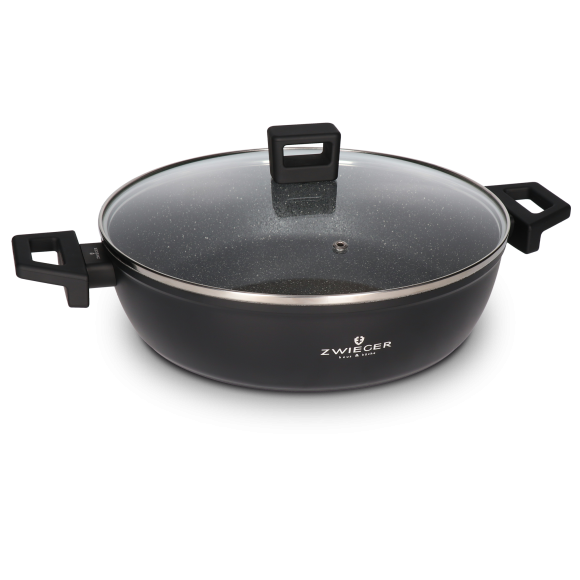 ZWIEGER FORTE Komplet garnków z pokrywkami 10 el / 16, 18, 20, 24, 28 cm / aluminium