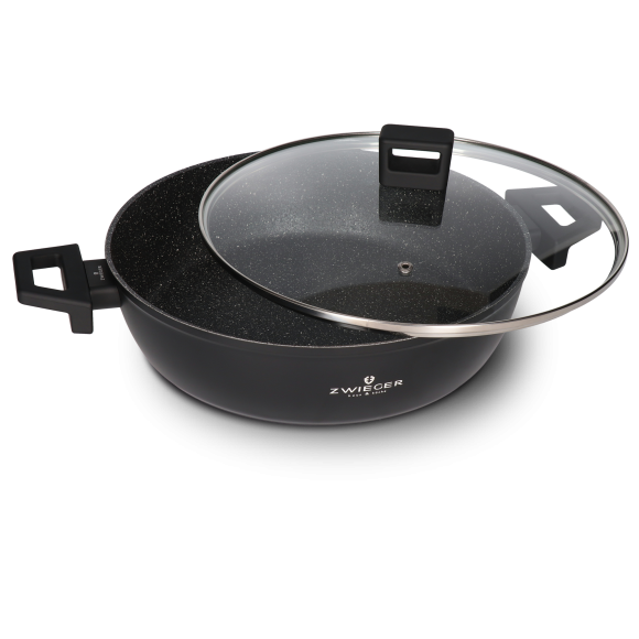 ZWIEGER FORTE Komplet garnków z pokrywkami 10 el / 16, 18, 20, 24, 28 cm / aluminium