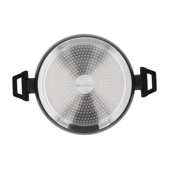 ZWIEGER FORTE Komplet garnków z pokrywkami 10 el / 16, 18, 20, 24, 28 cm / aluminium