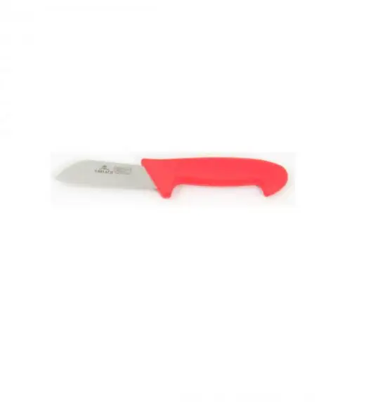 GERLACH NECESSITY nóż do filetowania, 4 cale / 10 cm / czerwony. HACCP.