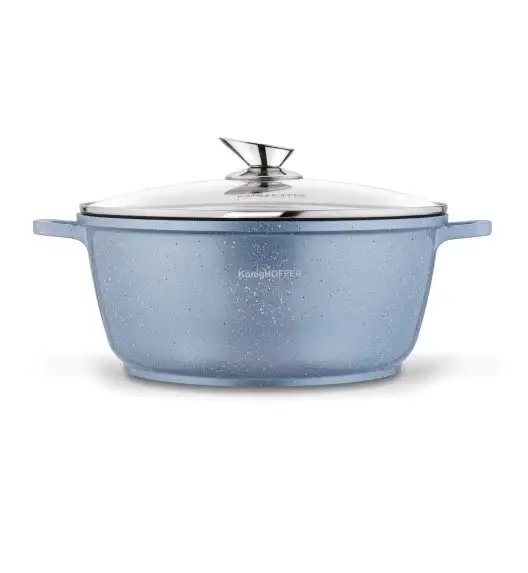 KONIGHOFFER KPL.GARNKÓW ALUM. POLLO 8EL.(16,20,24,28) Z/P BLUE + 2 NAKŁADKI