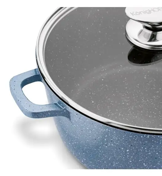 KONIGHOFFER KPL.GARNKÓW ALUM. POLLO 8EL.(16,20,24,28) Z/P BLUE + 2 NAKŁADKI