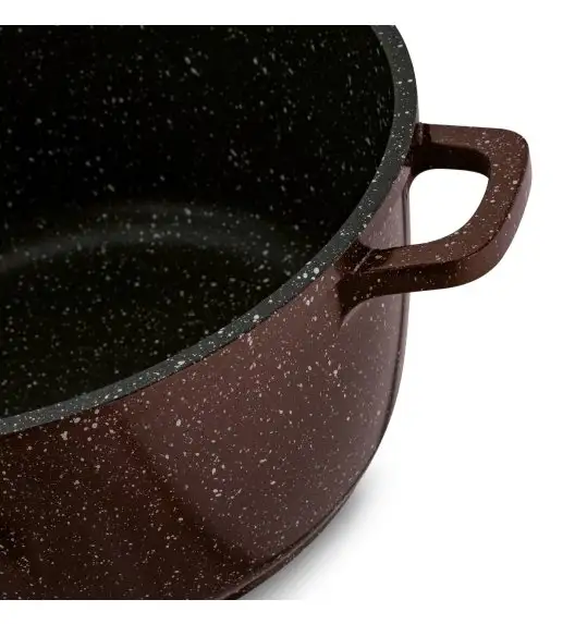 KONIGHOFFER KPL.GARNKÓW ALUM. POLLO 8EL.(16,20,24,28) Z/P BROWN + 2 NAKŁADKI