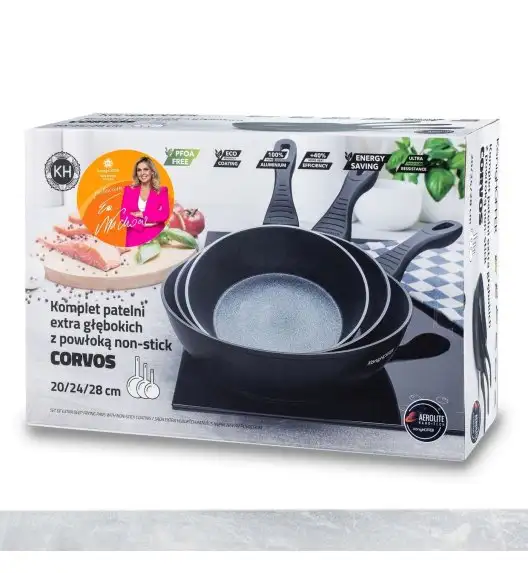 KONIGHOFFER KPL.PATELNI EXTRA GŁĘB. CORVOS 20/24/28