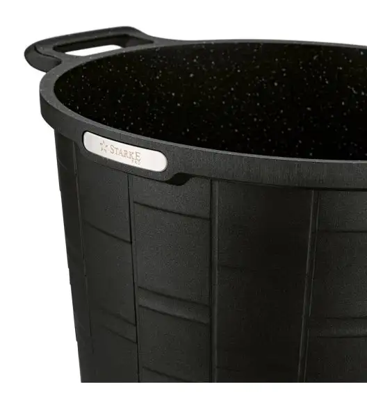 STARKE PRO CROWS MARBLE GARNEK Z POKRYWĄ 24X17,5CM 6,5L