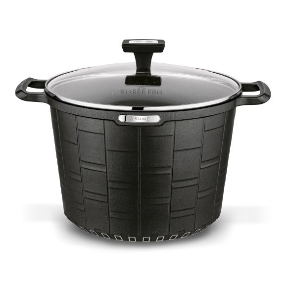 STARKE PRO CROWS MARBLE GARNEK Z POKRYWĄ 24X17,5CM 6,5L