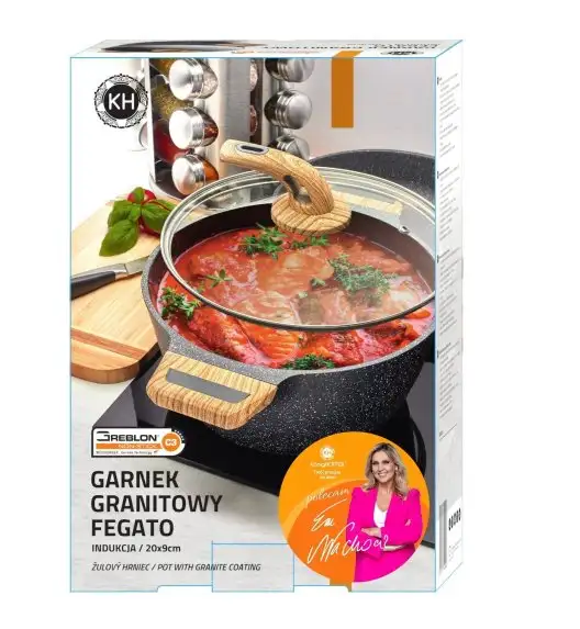 KONIGHOFFER GARNEK GRANITOWY FEGATO 20X9CM Z/P