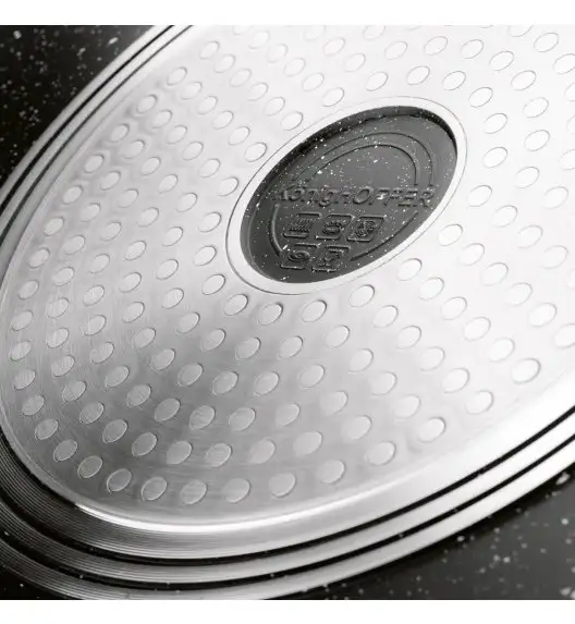 KONIGHOFFER PATELNIA DWUSTRONNA, ZAMYKANA DOPPIO MARBLE 32X24X7,5 CM INDUKCJA