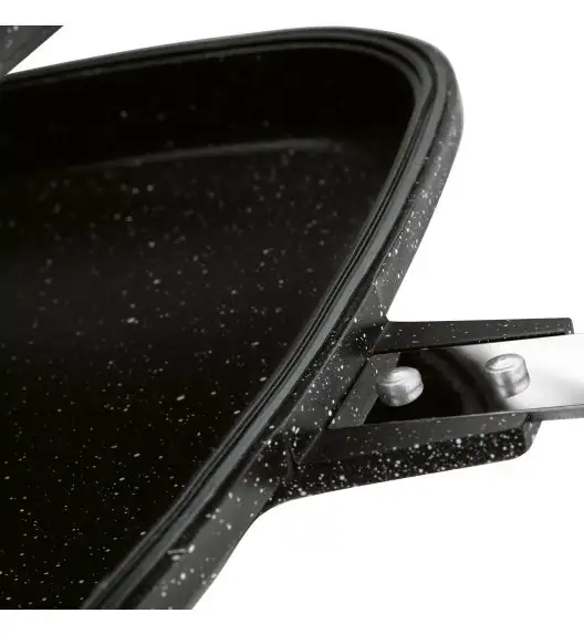 KONIGHOFFER PATELNIA DWUSTRONNA, ZAMYKANA DOPPIO MARBLE 32X24X7,5 CM INDUKCJA