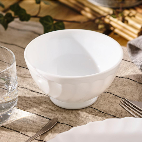 LUMINARC TRIANON Salaterka na stopce 13 cm / szkło hartowane