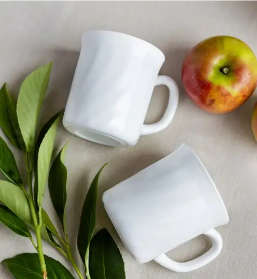 LUMINARC TRIANON 6 szt - Kubek 290 ml | biały | szkło hartowane 