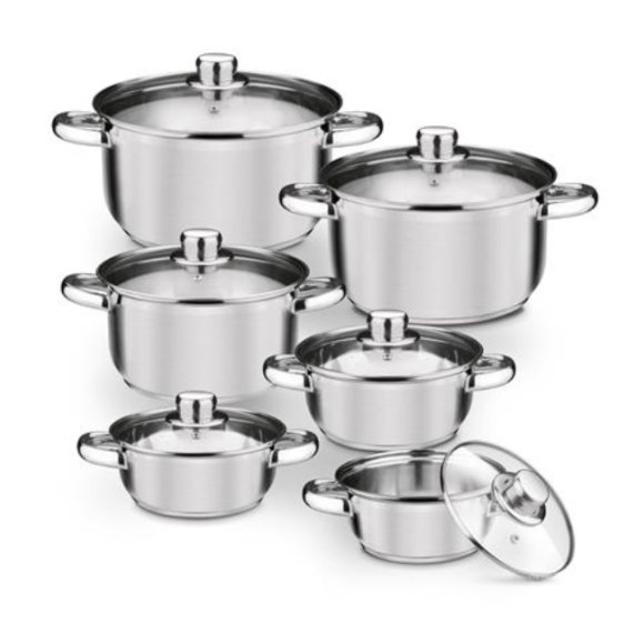 TADAR KPL.GARNKÓW SELVA 12ELEM. INDUKCJA (G:14,16,18,20,22,24CM) SATYNA