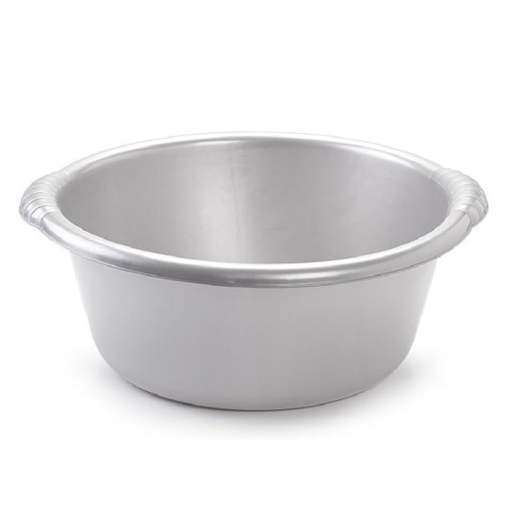 TADAR MISKA OKRĄGŁA TUB 25L SREBRNA