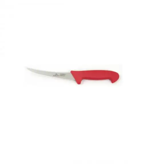 GERLACH NECESSITY nóż do trybowania, 6 cali / 15 cm / czerwony / elastyczne ostrze. HACCP.