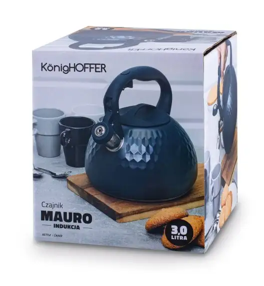 KONIGHOFFER CZAJNIK NIERDZEWNY MAURO 3L GRANATOWY