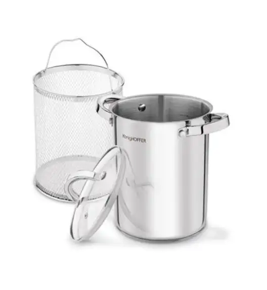 KONIGHOFFER GARNEK WYSOKI WIELOFUNKCYJNY Z SITKIEM 4L 16X21CM INDUKCJA