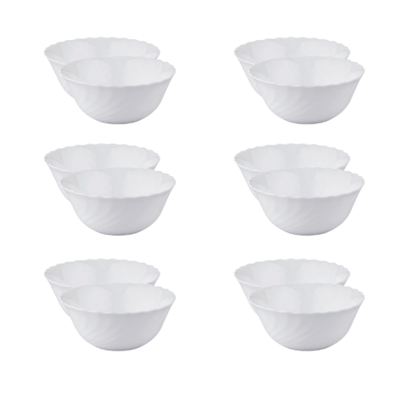 LUMINARC TRIANON 12 szt - Salaterka 18 cm / szkło hartowane