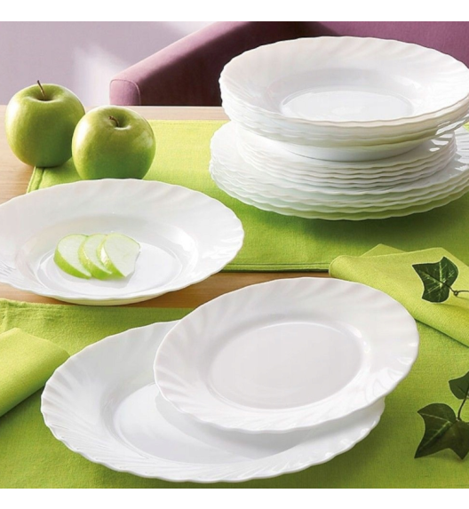 LUMINARC TRIANON 6 szt - Salaterka 16 cm / 500 ml / szkło hartowane