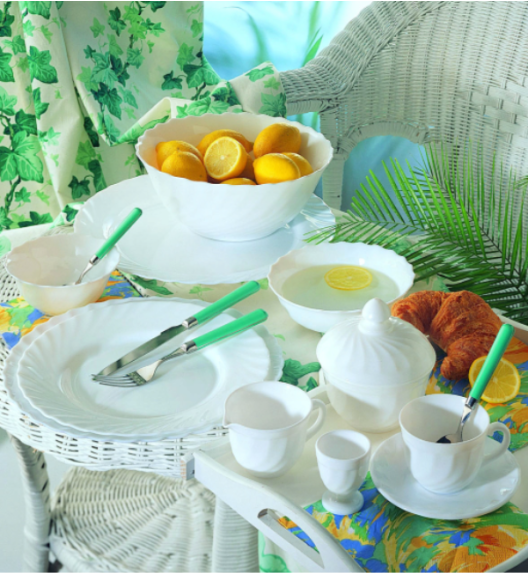 LUMINARC TRIANON 12 szt - Salaterka 16 cm / 500 ml / szkło hartowane