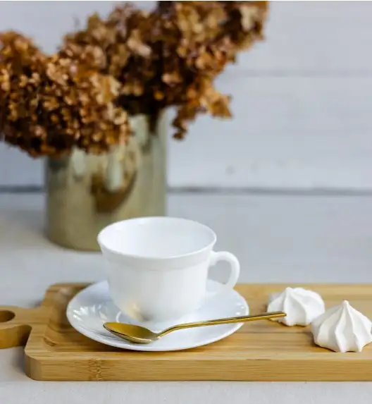 LUMINARC TRIANON Komplet obiadowo - kawowy 90 el dla 18 os / szkło hartowane 