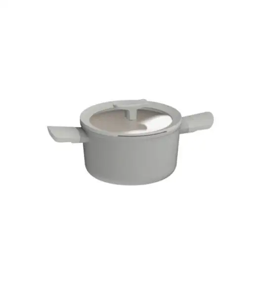 BERGHOFF BALANCE ECO GREY Garnek z pokrywą 20 cm, 3,1 L