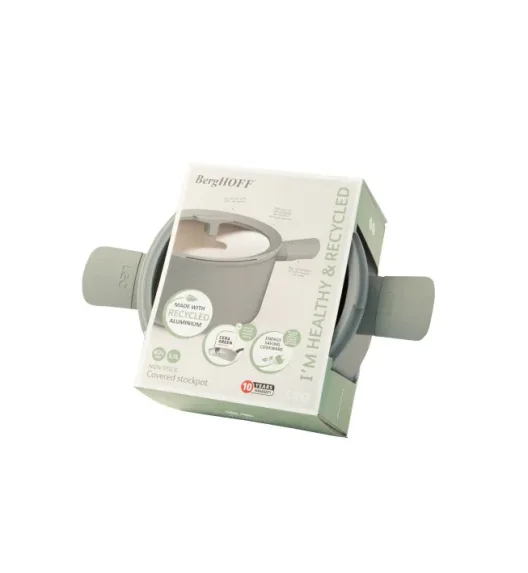BERGHOFF BALANCE ECO GREY Garnek z pokrywą 24 cm x 14 cm, 5,5 L