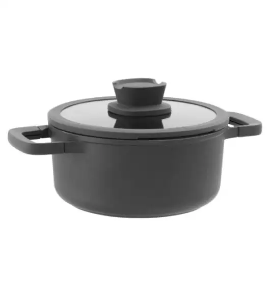 BERGHOFF STONE+ Garnek z pokrywą 20 cm, 2,7 L