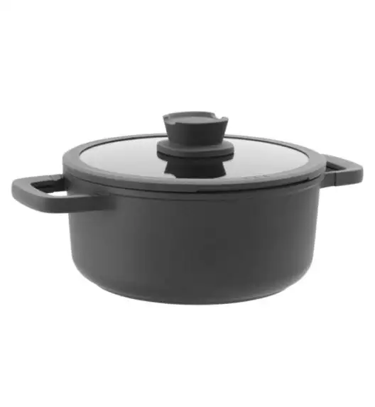 BERGHOFF STONE+ Garnek z pokrywą non-stick 24x11 cm, 4,4 L