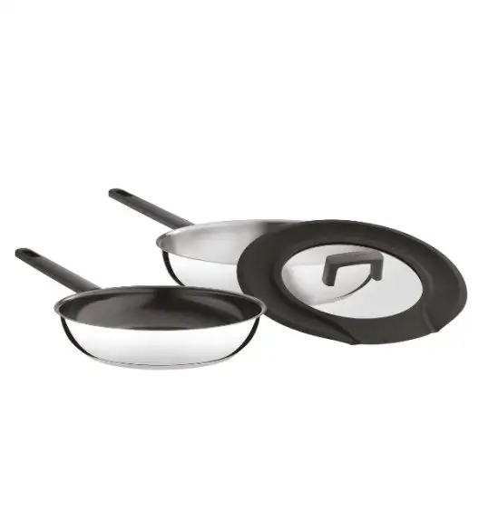 BERGHOFF UQONIC DOWNDRAFT Zestaw patelni 3-el. (24 + 28 cm)