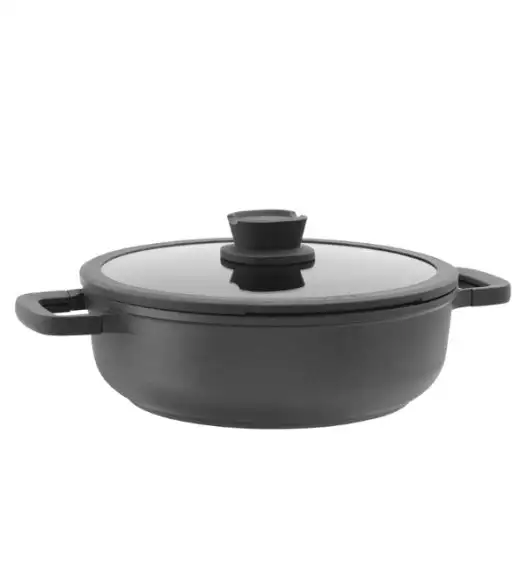 BERGHOFF STONE+ Patelnia sauté pan non-stick z dwoma uchwytami 28 cm, 4,7 L