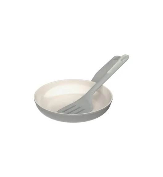 BERGHOFF BALANCE ECO GREY Patelnia non-stick 24 cm z łopatką BALANCE