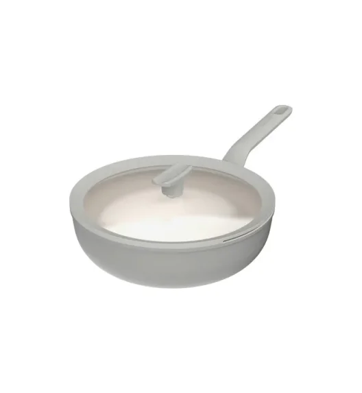 BERGHOFF BALANCE ECO GREY Patelnia wok z pokrywą 28 cm, 4,2 L