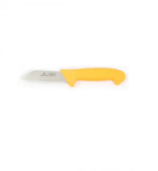 GERLACH NECESSITY nóż do filetowania, 4 cali/ 10 cm / żółty / miękka rękojeść. HACCP.