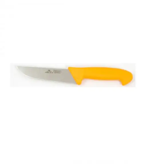 GERLACH NECESSITY nóż rzeźniczy, 6 cali / 15 cm / żółty / miękka rękojeść. HACCP.