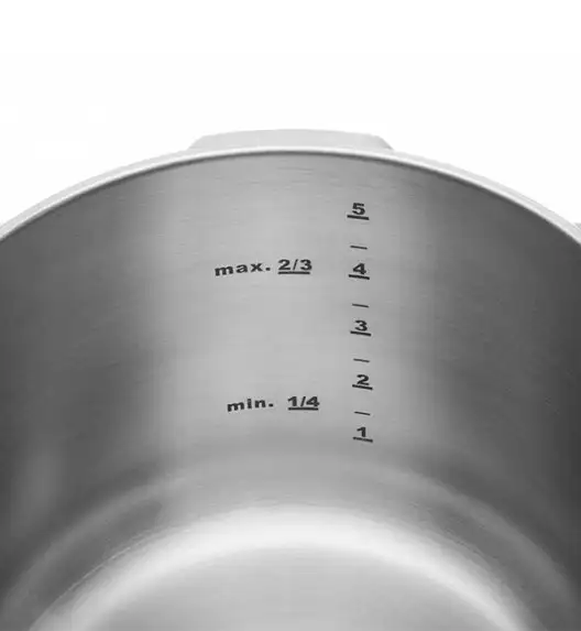 GERLACH Sendo Komplet garnki z pokrywkami 11 el + Szybkowar 6 l z pokrywką 22 cm