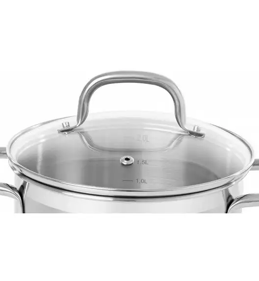 GERLACH Sendo Komplet garnki z pokrywkami 11 el + Szybkowar 6 l z pokrywką 22 cm