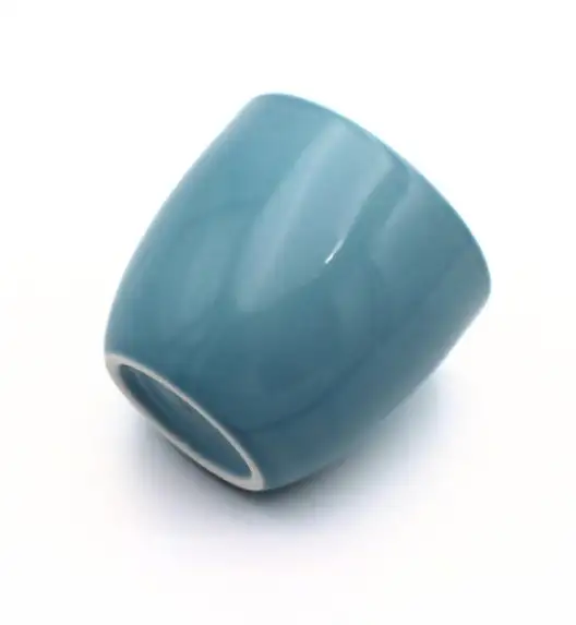 LUBIANA BILL | K6 Kubek 300 ml - 1 SZT - bez ucha | turkus | porcelana 