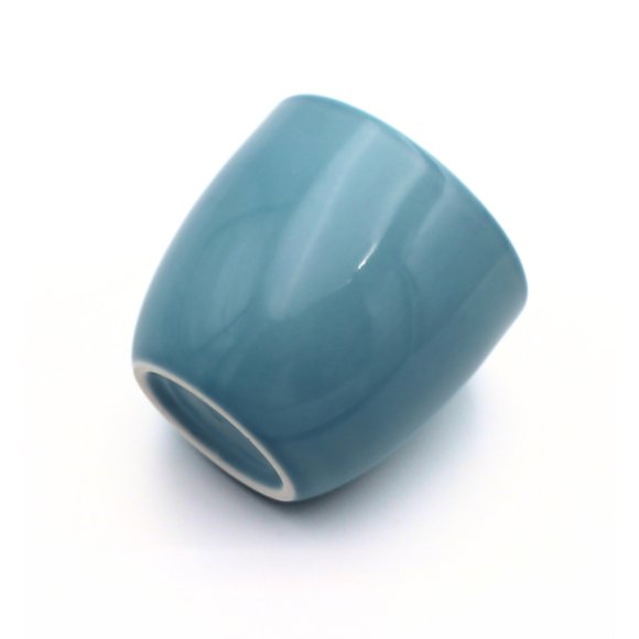 WYPRZEDAŻ! LUBIANA BILL | K6 Kubek 300 ml - 1 SZT - bez ucha | turkus | porcelana 