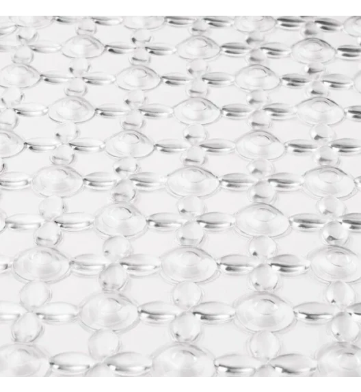 TADAR | MATA ANTYPOŚLIZGOWA ŁAZIENKOWA OWALNA 69X39CM TRANSPARENTNA