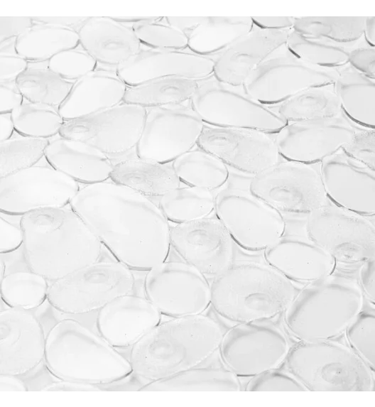 TADAR | MATA ANTYPOŚLIZGOWA ŁAZIENKOWA OWALNA 68X38CM TRANSP.