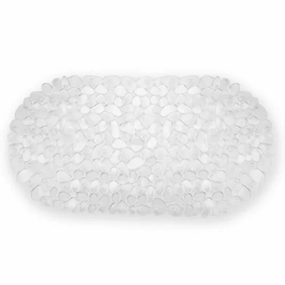 TADAR | MATA ANTYPOŚLIZGOWA ŁAZIENKOWA OWALNA 68X38CM TRANSP.